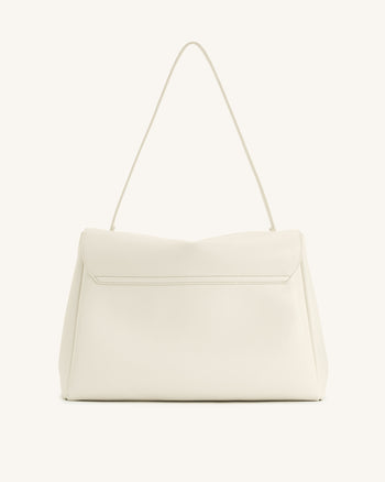 Hilary Schultertasche - Weiß