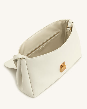 Hilary Schultertasche - Weiß