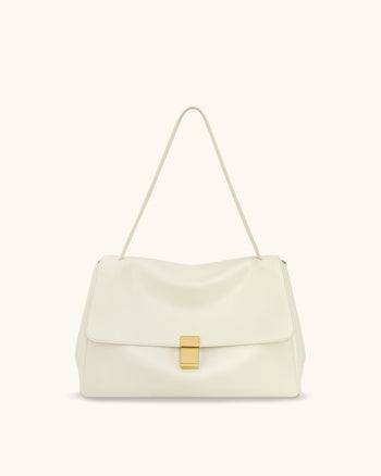 Hilary Schultertasche - Weiß