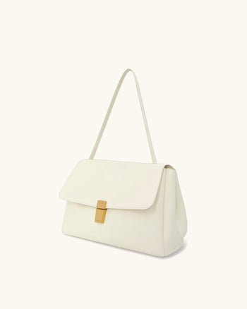 Hilary Schultertasche - Weiß