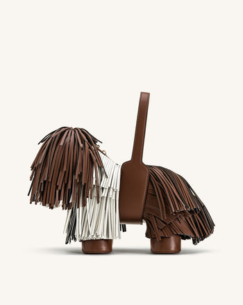 Nita Handtasche in Hundeform – Karamellbraun