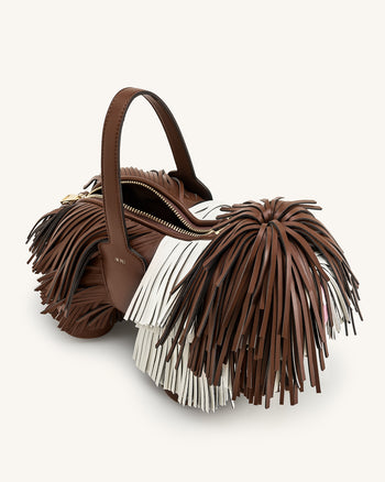 Nita Handtasche in Hundeform – Karamellbraun