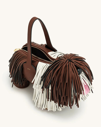 Nita Handtasche in Hundeform – Karamellbraun