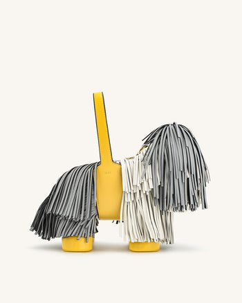 Nita Handtasche in Welpenform - Grau