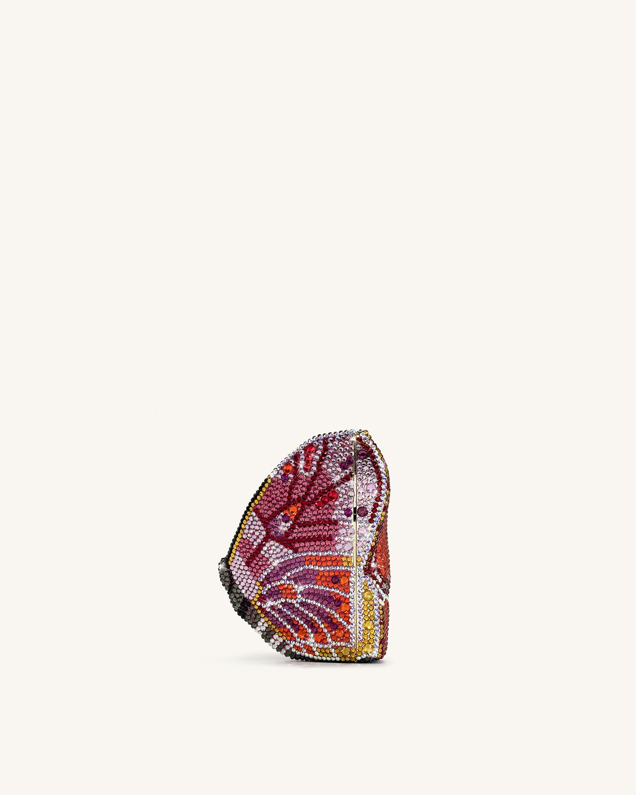 Paisley Kristall-Schmetterlings-Clutch - Mehrfarbig