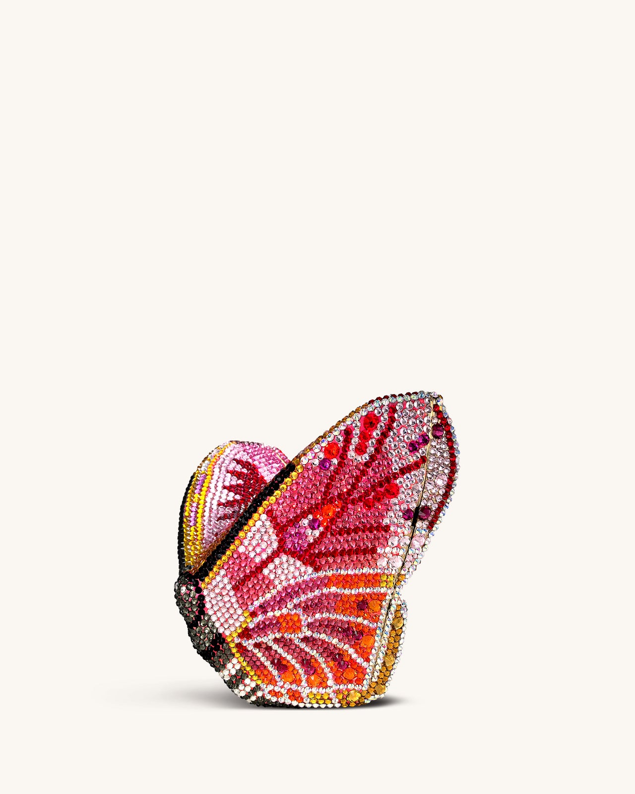 Paisley Kristall-Schmetterlings-Clutch - Mehrfarbig