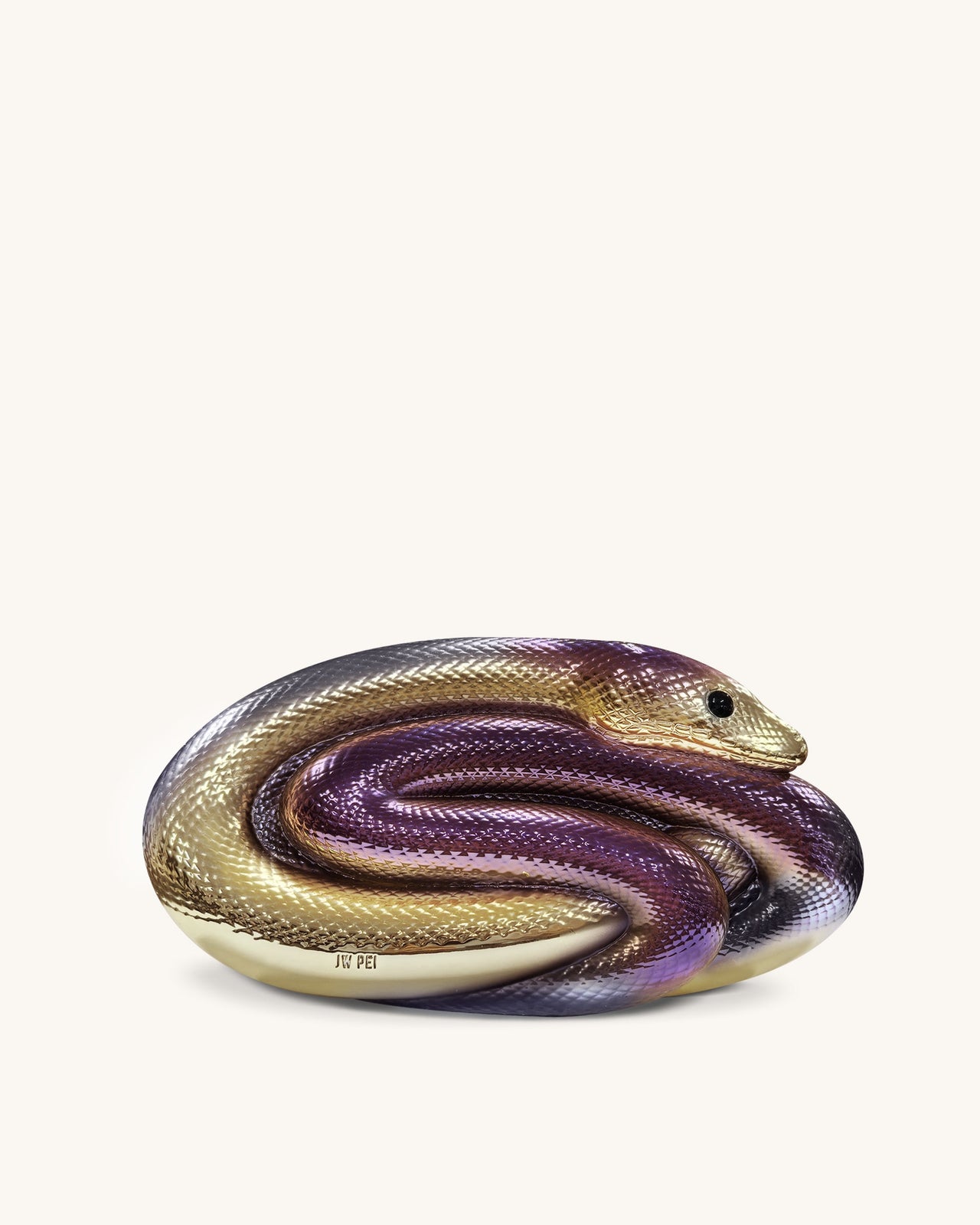 Sophia Schlangen Clutch - Mehrfarbig