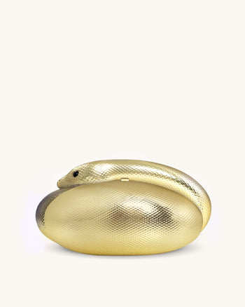 Sophia Schlangen Clutch - Mehrfarbig