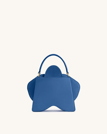 Flora Handtasche in Orchideenform – Blau