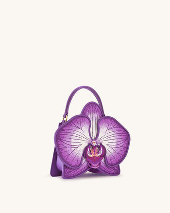Flora Handtasche in Orchideenform – Lila
