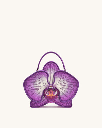 Flora Handtasche in Orchideenform – Lila