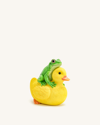Frosch und Enten Tasche - Grün/Gelb