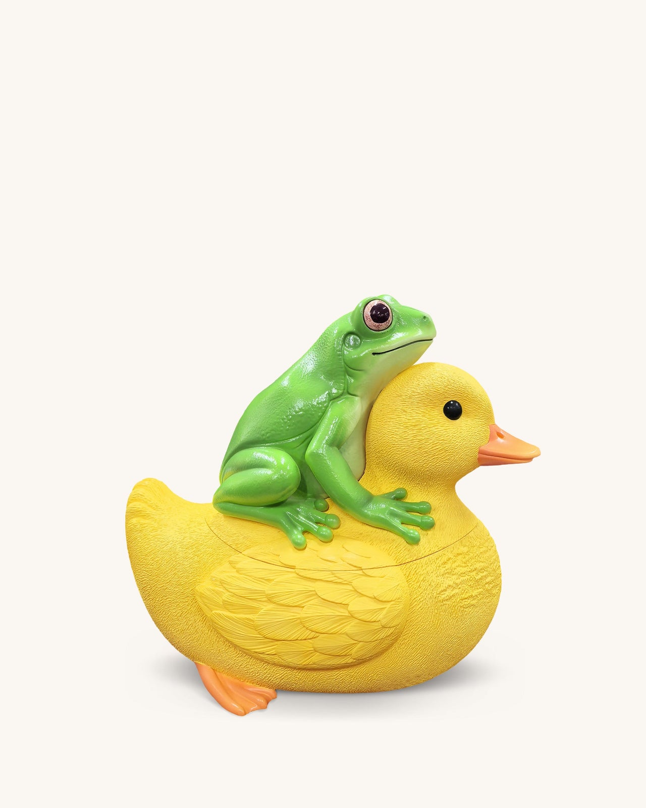 Frosch und Enten Tasche - Grün/Gelb