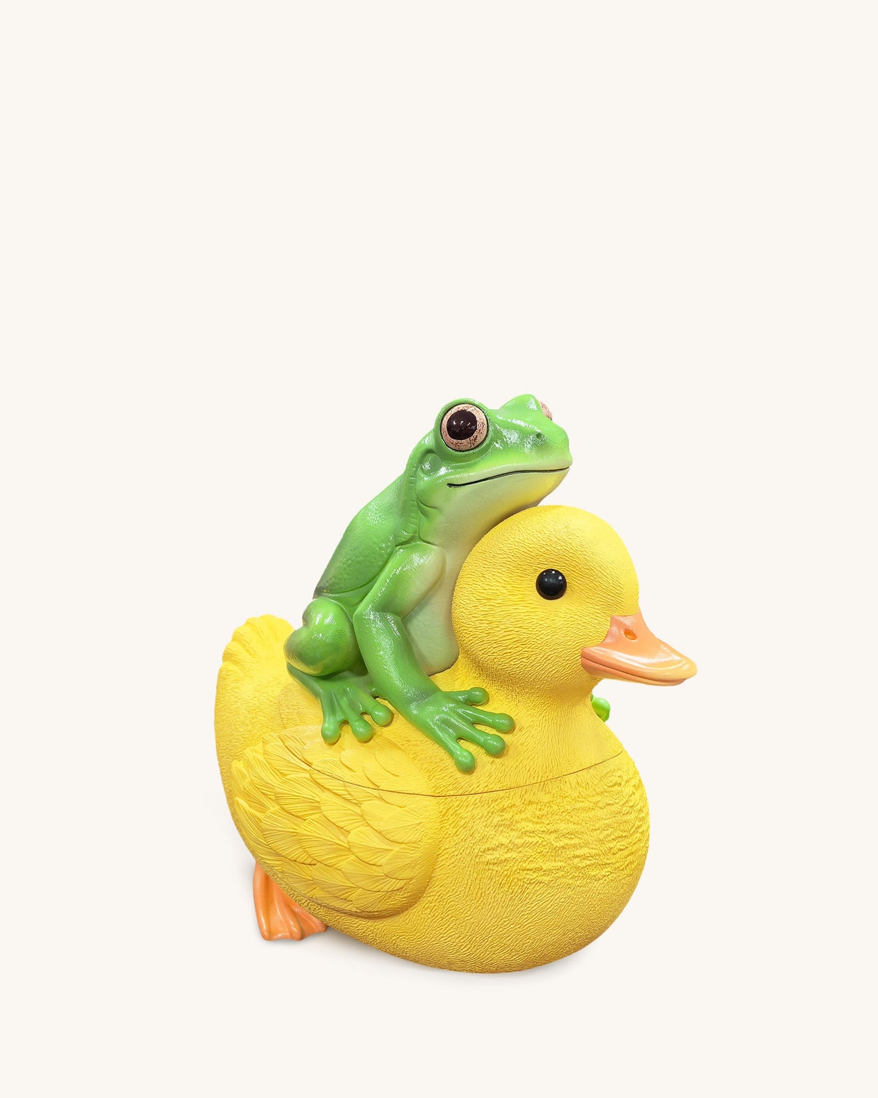Frosch und Enten Tasche - Grün/Gelb