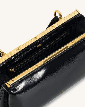 Danna Top-Griff-Tasche - Schwarz