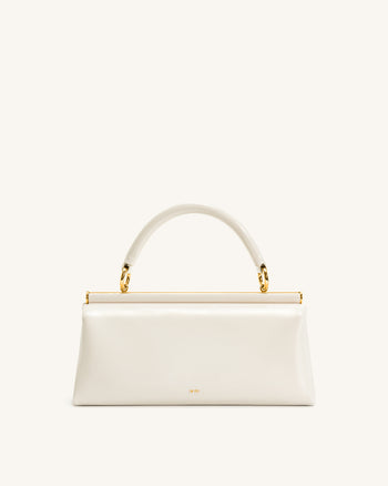 Danna Top-Griff-Tasche - Weiß