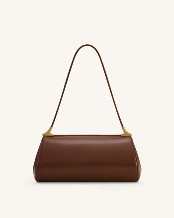Eloise Schultertasche - Tiefbraun