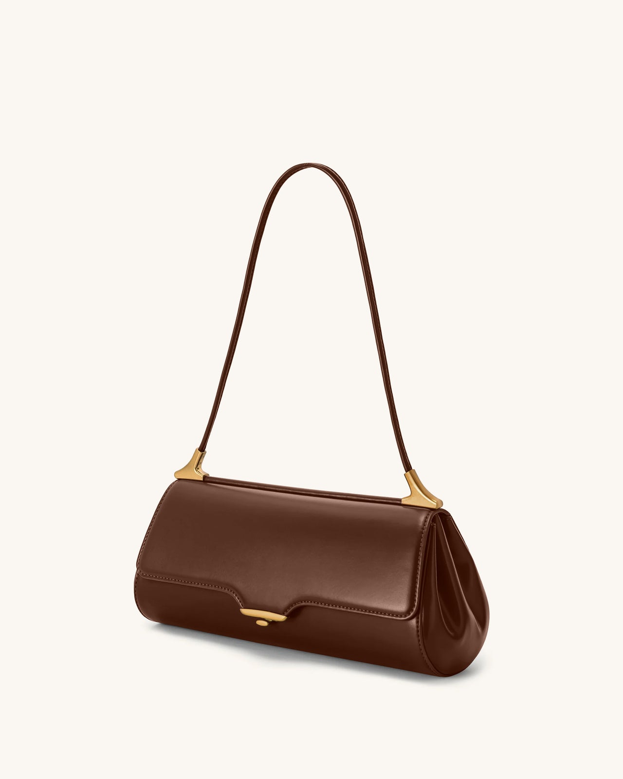 Eloise Schultertasche - Tiefbraun