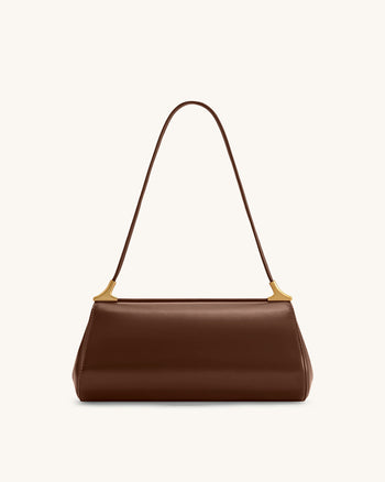 Eloise Schultertasche - Tiefbraun
