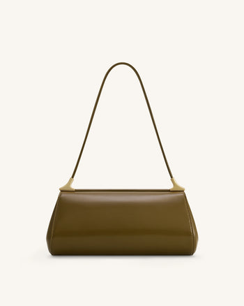 Eloise Schultertasche - Olivgrün