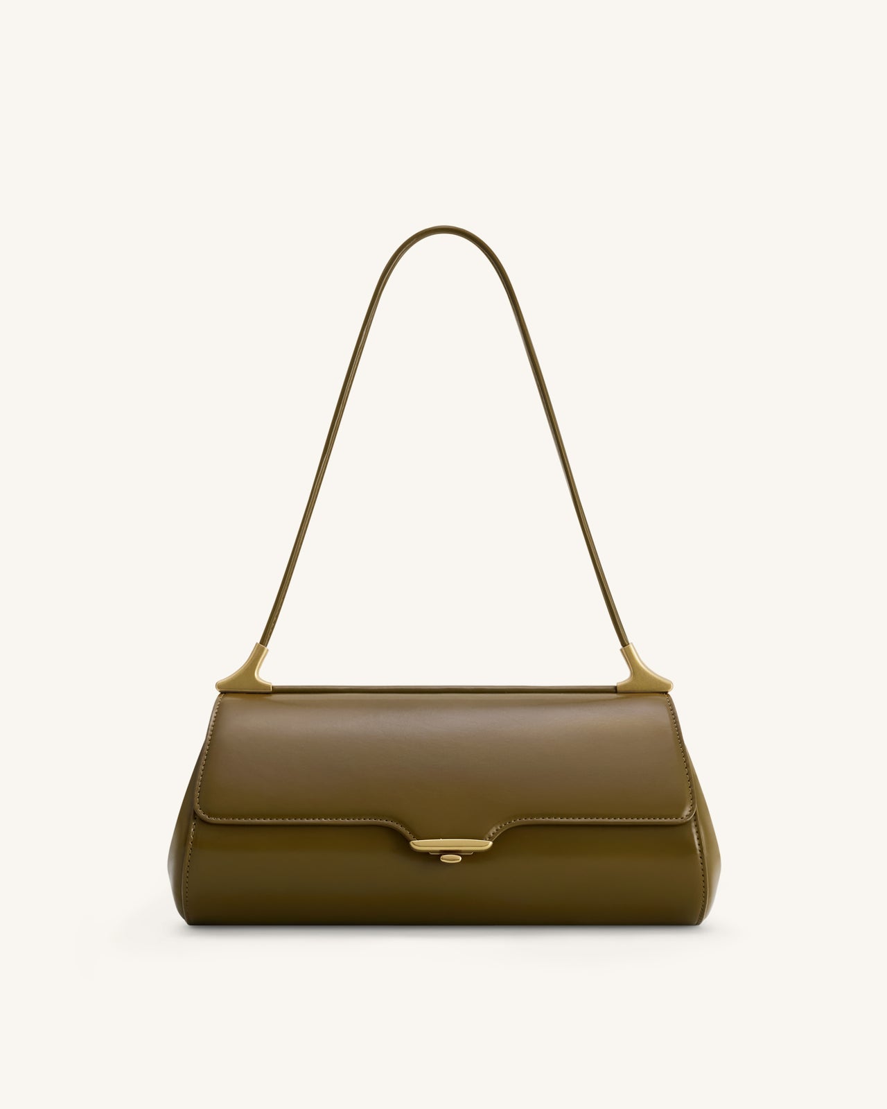 Eloise Schultertasche - Olivgrün