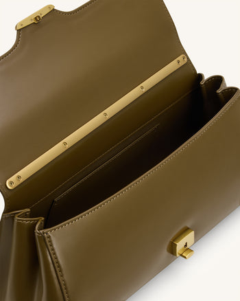 Eloise Schultertasche - Olivgrün