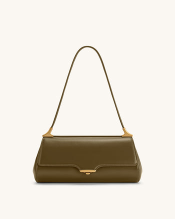 Eloise Schultertasche - Olivgrün