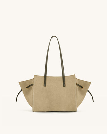 Linda Kunstwildleder Tote Bag - Grün