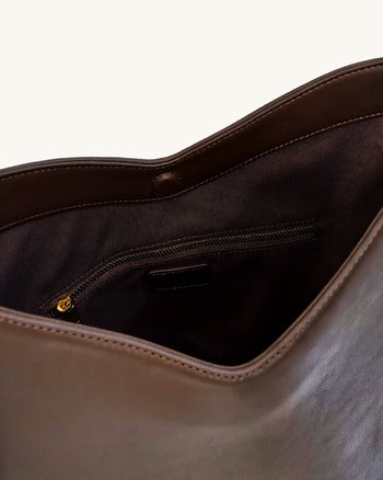 Aria Schultertasche - Dunkelbraun