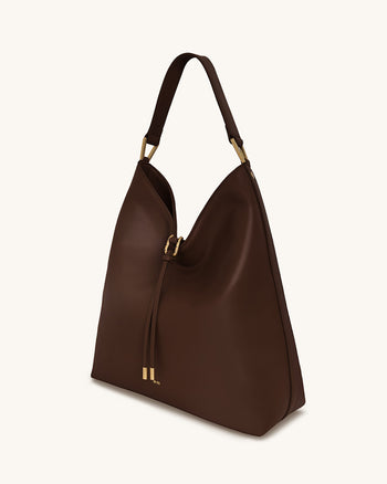 Aria Schultertasche - Dunkelbraun
