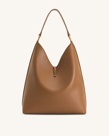Aria Schultertasche – Braun
