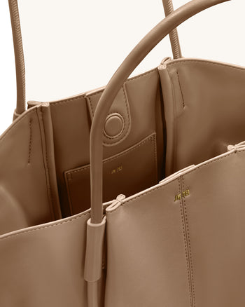 Nala Große Tote Bag - Lehmbraun