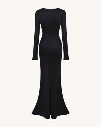 Ava Cutout Bodycon Kleid - Schwarz