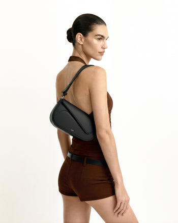 Addisyn Schultertasche - Schwarz