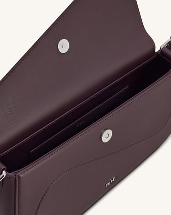 Addisyn Schultertasche – Dunkelbraun