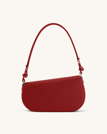 Addisyn Schultertasche - Tiefes Bordeaux