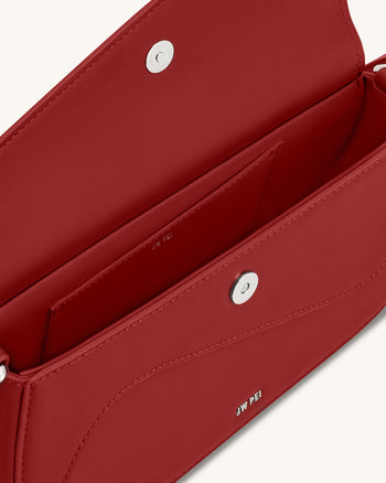 Addisyn Schultertasche - Tiefes Bordeaux