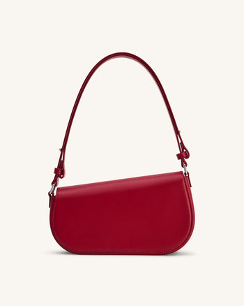 Addisyn Schultertasche - Tiefes Bordeaux