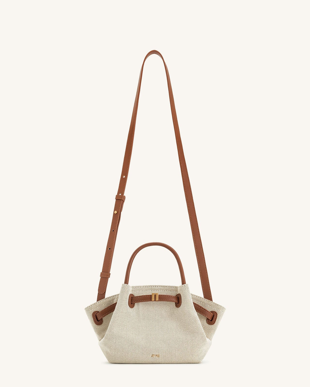 Hana Mini-Shopper - Braunes Canvas