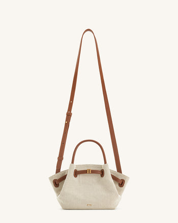 Hana Mini-Shopper - Braunes Canvas