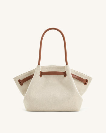 Hana Medium Tote Bag – Brauner Canvas