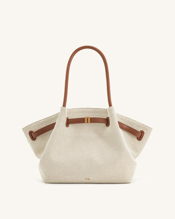 Hana Medium Tote Bag – Brauner Canvas
