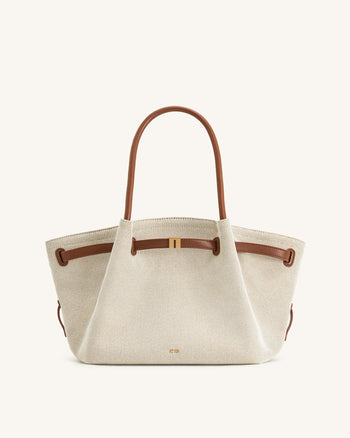 Hana Medium Tote Bag – Brauner Canvas