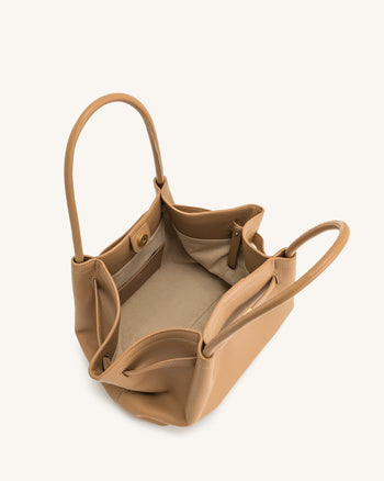 Hana Medium Tote Bag – Latte-Farbe