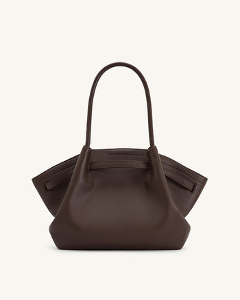 Hana Medium Tote Bag – Dunkelbraun