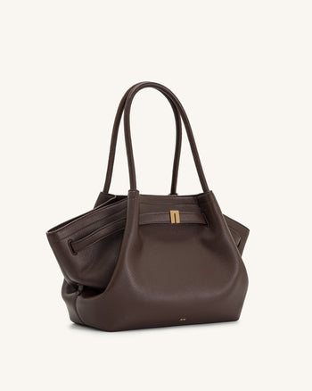 Hana Medium Tote Bag – Dunkelbraun