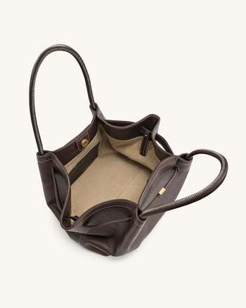 Hana Große Einkaufstasche - Dunkelbraun