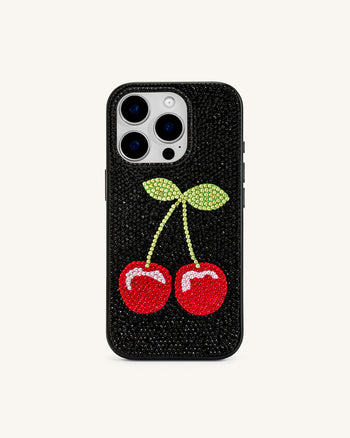 Cherry Handyhülle – Mehrfarbig Schwarz