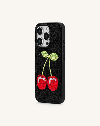 Cherry Handyhülle – Mehrfarbig Schwarz