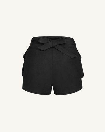 Abigail High-Waisted Utility-Shorts - Schwarz